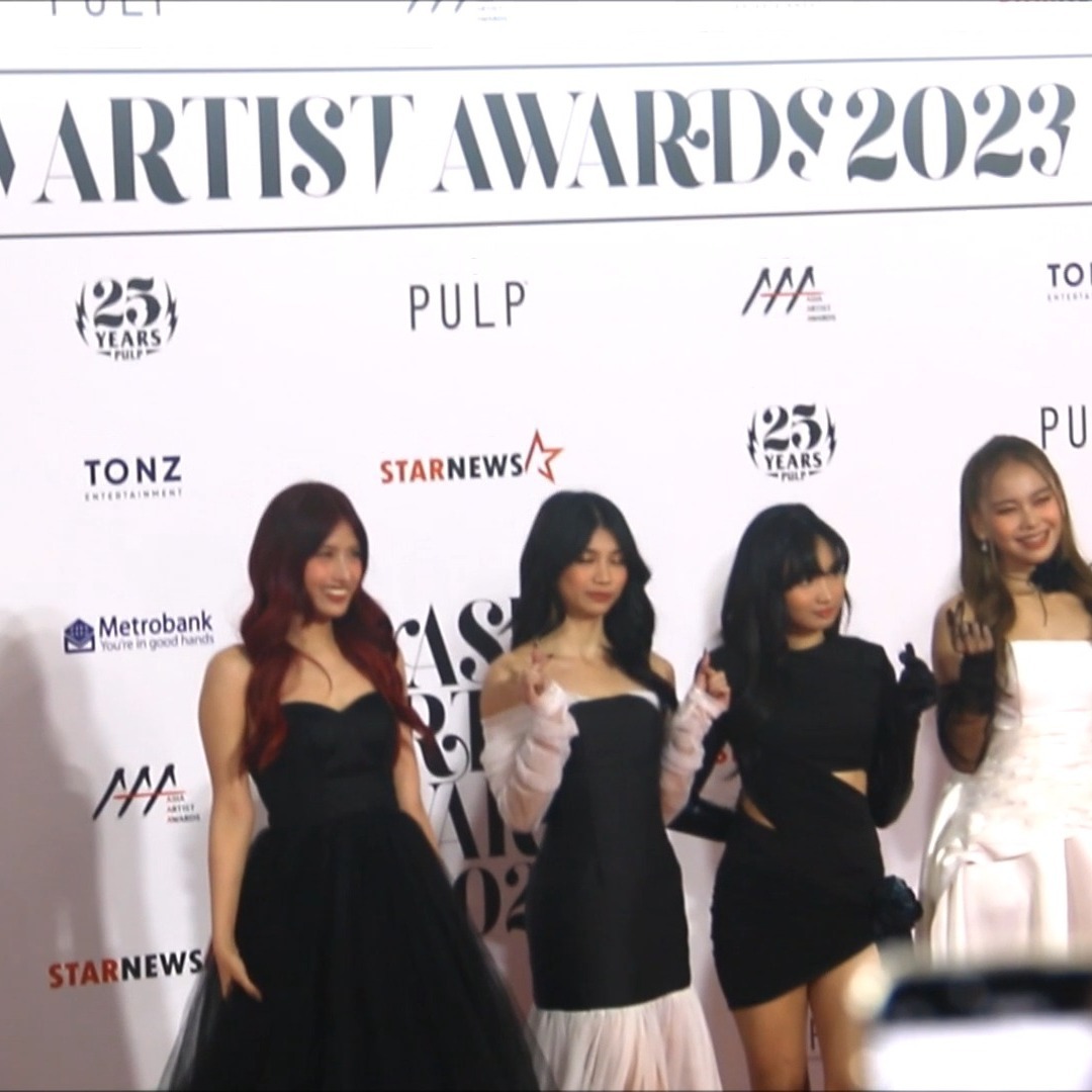 KAIA at 2023 Asia Artist Awards red carpet at Philippine Arena in Bulacan, Philippines 