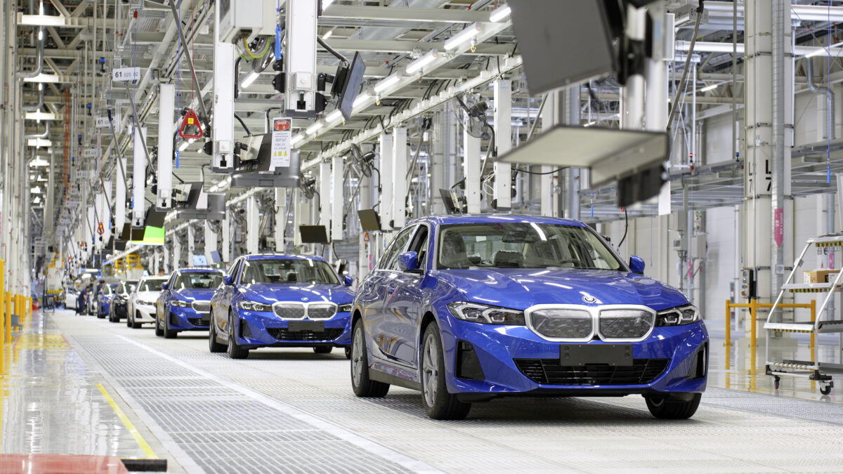 BMW i3 production in Shenyang, China